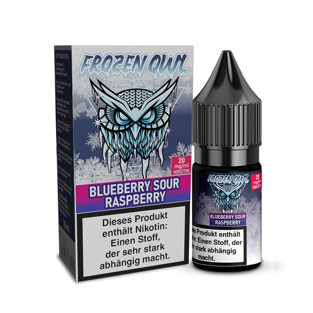 Frozen OWL - Nikotinsalz Liquid - 10ml - Blue Sour Raspberry - 10ml - 20mg