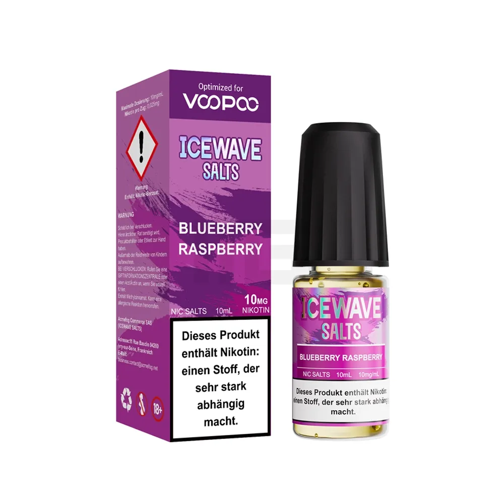 Icewave - Salts - Nikotinsalz-Liquid - Blueberry Raspberry - 10ml - 10mg