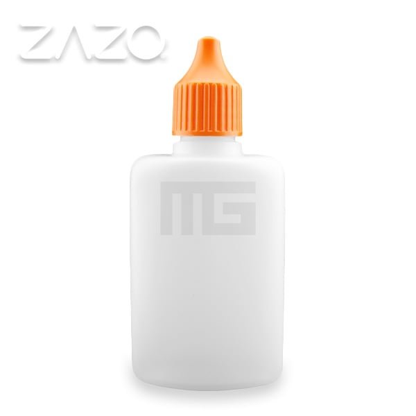 zazo_flasche_flach_50ml Liquid - Dropper Flasche Flach - 125ml