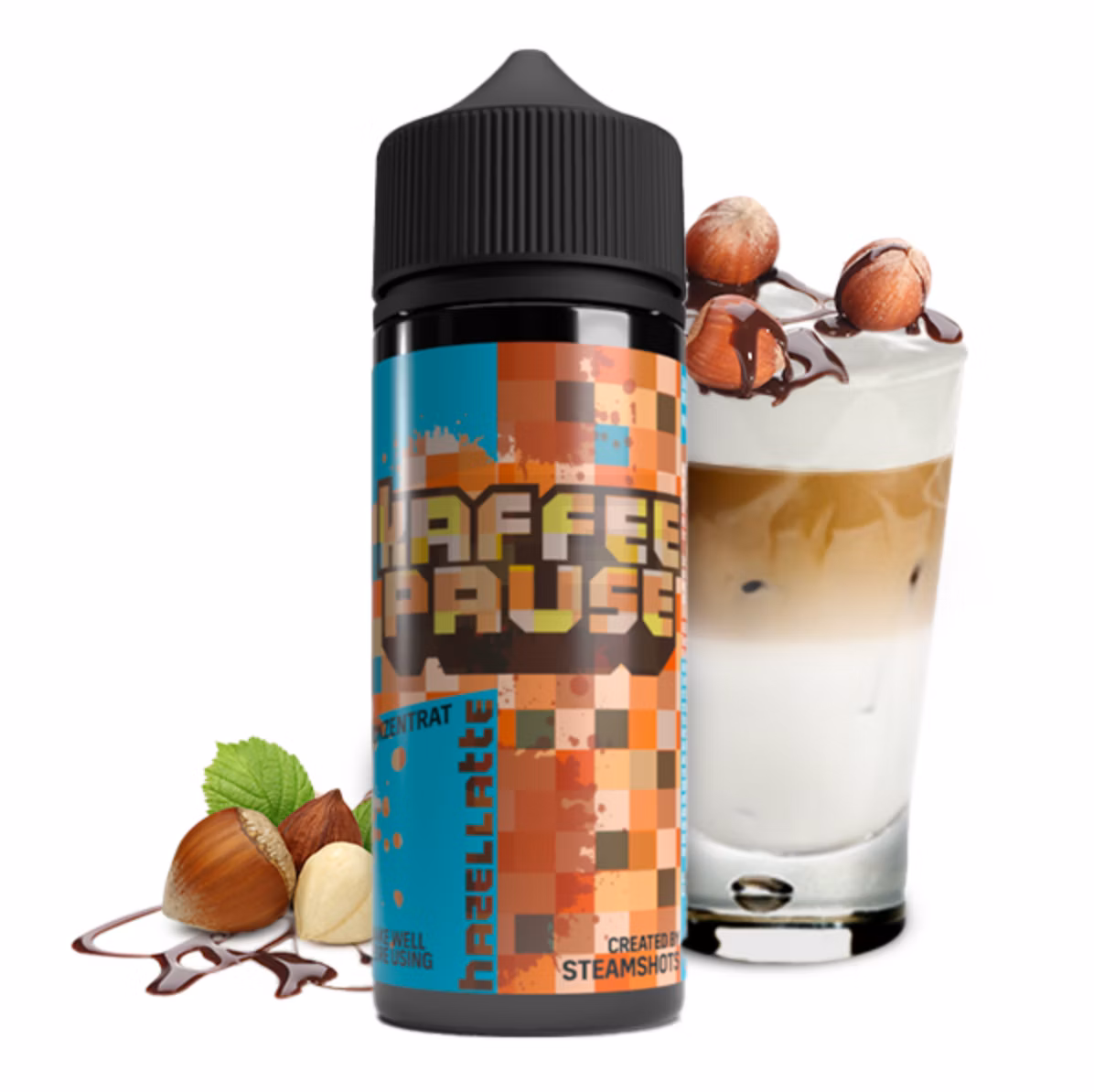 kaffepause-by-steamshots-hazellatte-aroma-10ml Kaffepause by Steamshots - Hazellatte - Aroma - 10ml