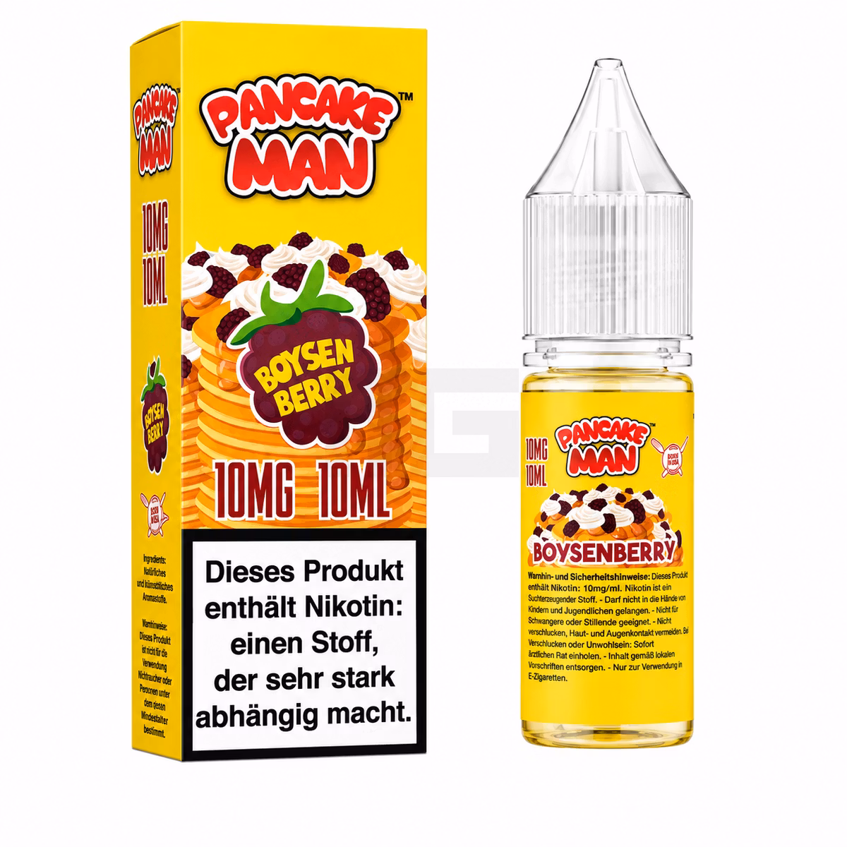 Pancake Man - Boysenberry - Nikotinsalz-Liquids - 10ml - 10mg