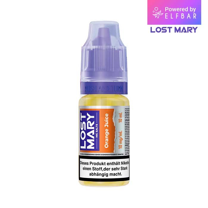 Lost Mary Nikotinsalz-Liquid - Orange Juice | Nikotinsalz-Stärke : 10mg
