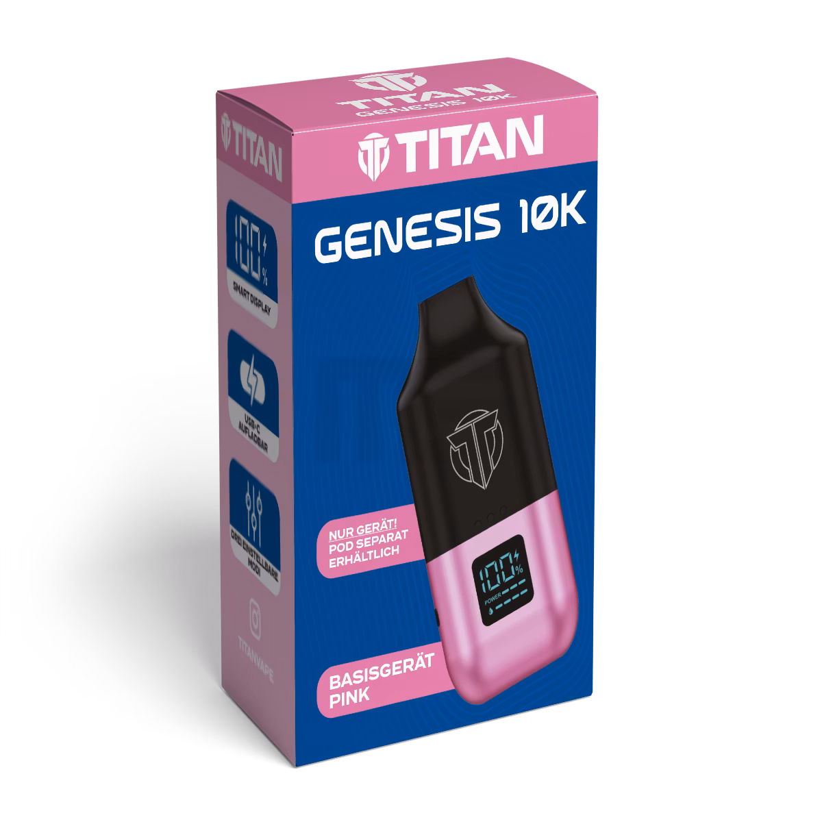 TITAN - Genesis 10K - Basisgerät - Pink TITAN - Genesis 10K - Basisgerät - Pink