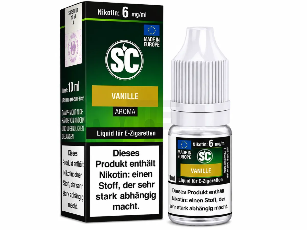 SC - Vanille - Nikotin Liquid - 10ml - 6mg
