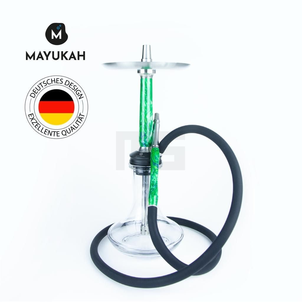 mayukah-tuerkis-gelb-blau Mayukah Hookah Türkis / Gelb / Blau