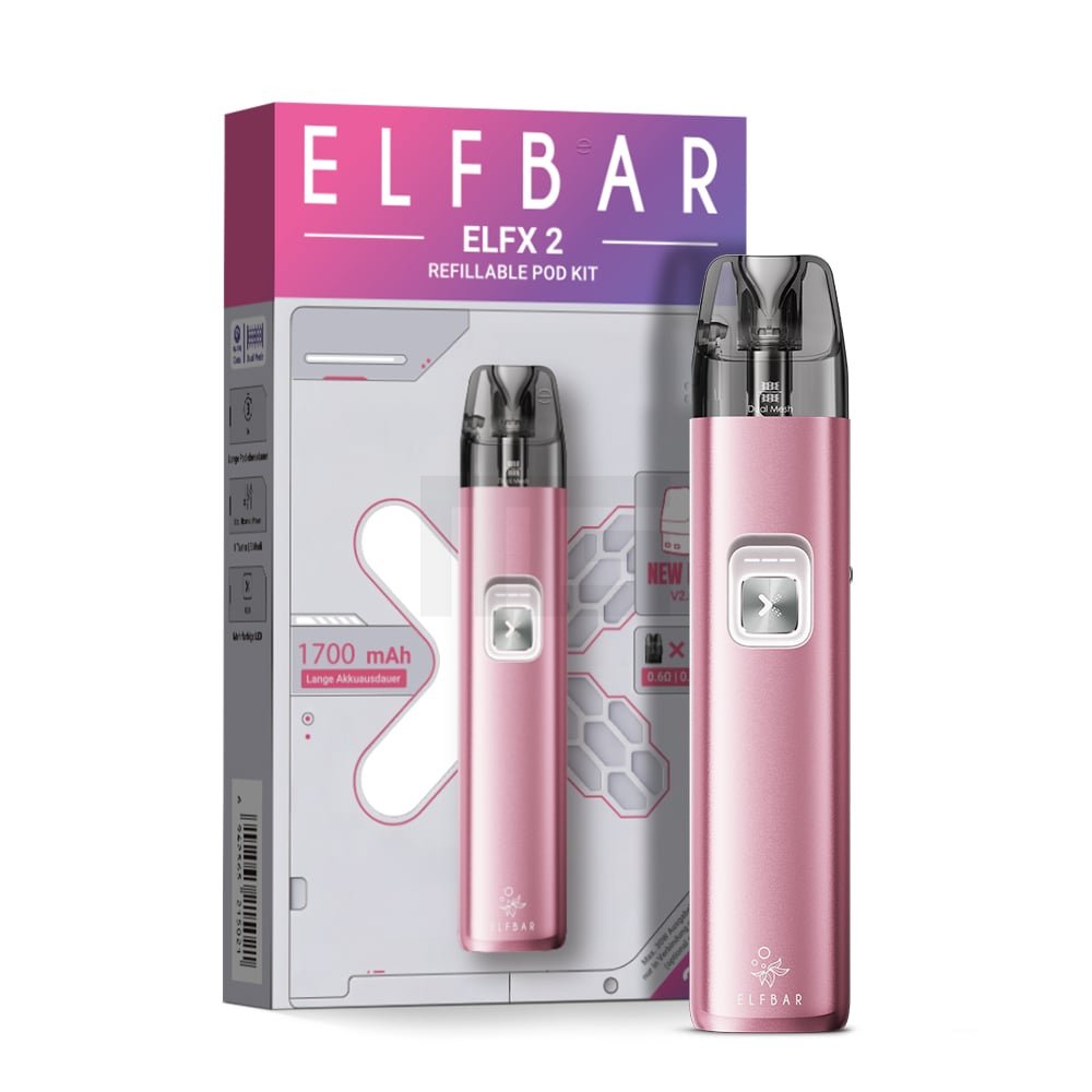 Elfbar - ELFX 2 - Pod Kit - Berry Pink