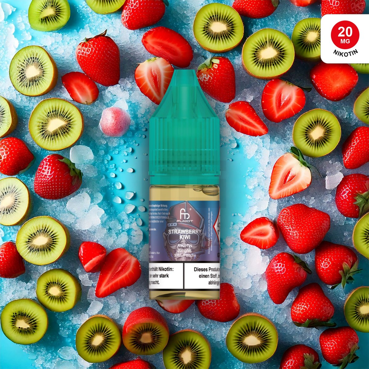 RandM - Tornado - Nikotinsalz-Liquid - 10ml - Strawberry Kiwi 20mg
