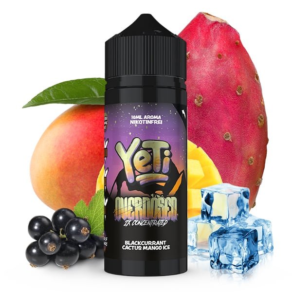 Yeti Overdosed - Mango Blackcurrant Cactus Mango Ice - Aroma - 10ml