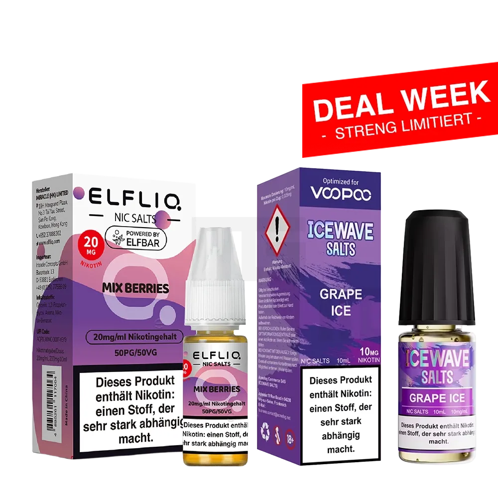 ELFBAR ELFLIQ + Icewave Starter Kit ELFBAR ELFLIQ + Icewave Starter Kit