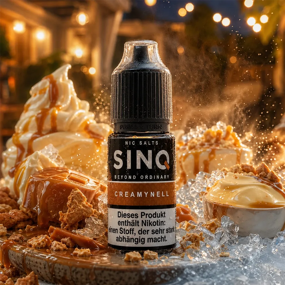 SINQ - Creamynell - Nikotinsalz Liquids - 10ml - 20mg SINQ - Creamynell - Nikotinsalz Liquids - 10ml - 20mg
