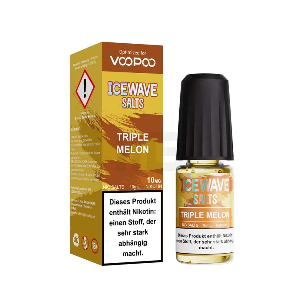 Icewave - Salts - Nikotinsalz-Liquid - Triple Melon - 10ml - 10mg