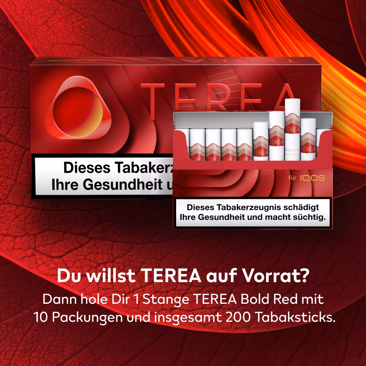 IQOS - TEREA - Tabakstick - Bold Red