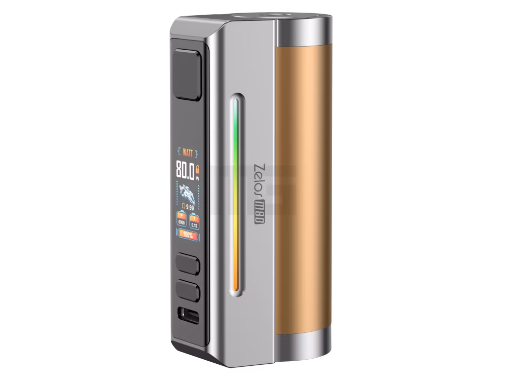 Aspire - Zelos M80 - Akkuträger - 2600 mAh - Gold Silver | Paketgröße : 1er Packung