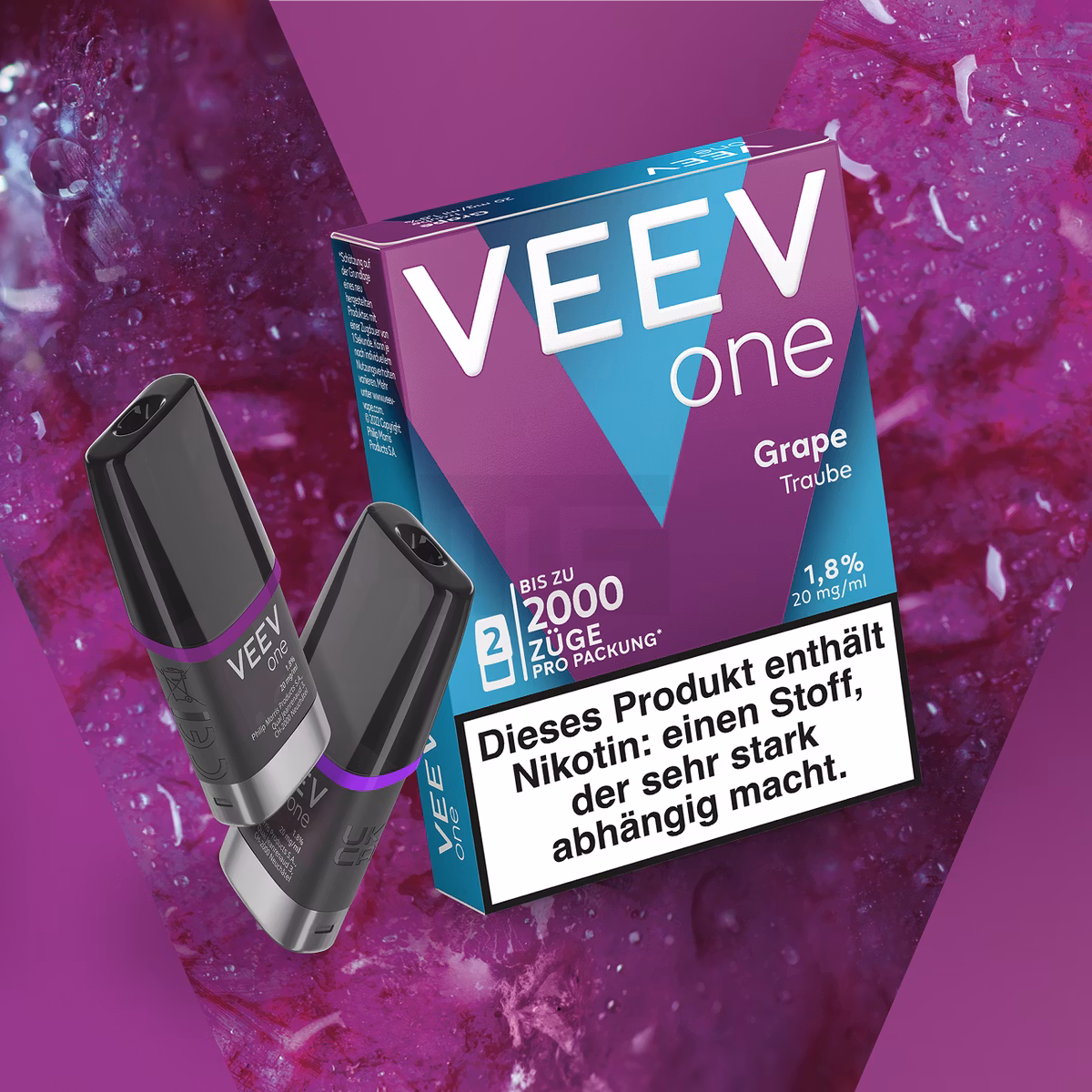 VEEV - ONE - Prefilled Pod - 2ml - Grape