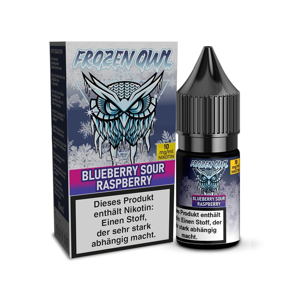 Frozen OWL - Nikotinsalz Liquid - 10ml - Blue Sour Raspberry - 10ml - 10mg