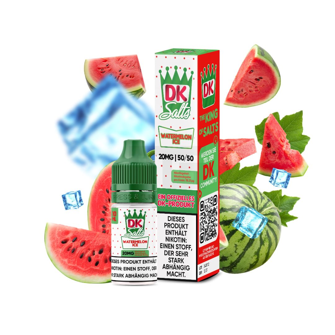 DK Salts - Nikotinsalz-Liquid - 10ml - Watermelon Ice - 20mg DK Salts - Nikotinsalz-Liquid - 10ml - Watermelon Ice - 20mg