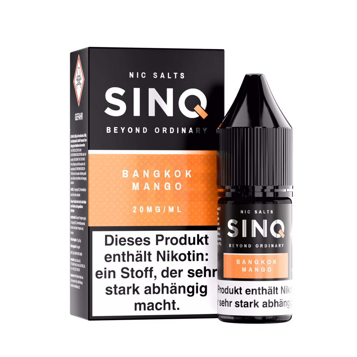 SINQ - Bangkok Mango - Nikotinsalz Liquids - 10ml - 20mg SINQ - Bangkok Mango - Nikotinsalz Liquids - 10ml - 20mg