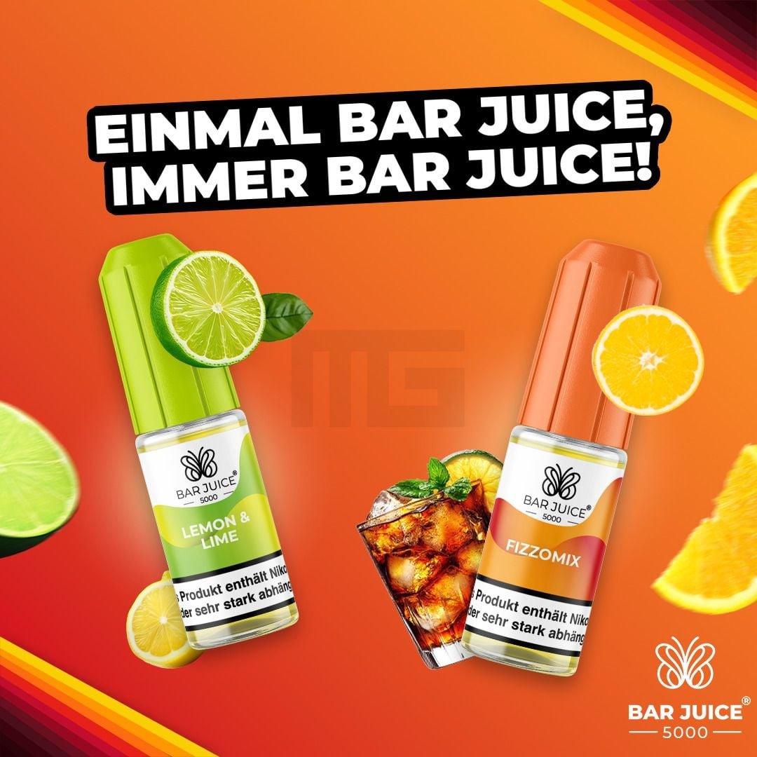 Bar Juice - 5000 - Watermelon Strawberry Kiwi | Inhalt : 10ml | Nikotinsalz-Stärke : 20mg | Paketgröße : 1er Packung