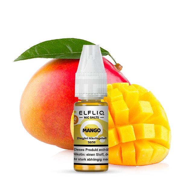 Elfbar - ElfLiq - 10ml - Mango | Nikotinsalz-Stärke : 10mg Elfbar - ElfLiq - 10ml - Mango | Nikotinsalz-Stärke : 10mg