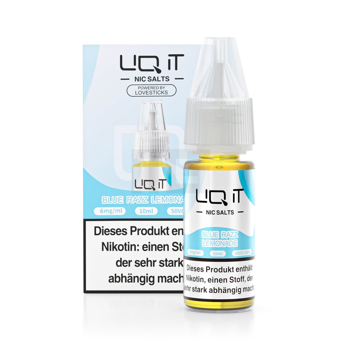 LIQ IT - Nikotinsalz-Liquid - 10ml - Blue Razz Lemonade - 6mg
