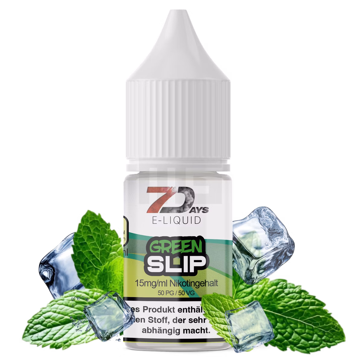 7Days - E-Liquid - 10ml - Green Slip | Nikotinsalz-StÀrke : 15mg 7Days - E-Liquid - 10ml - Green Slip | Nikotinsalz-StÀrke : 15mg