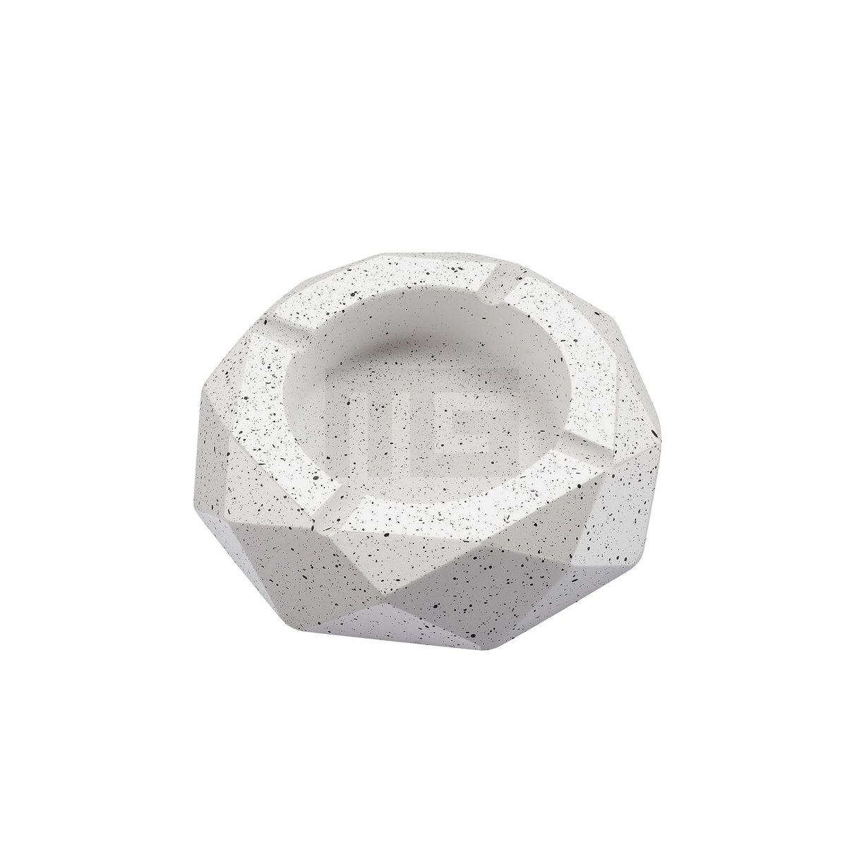 Champ High - Concrete White Aschenbecher  - 15 cm - Beton-Optik in Weiß