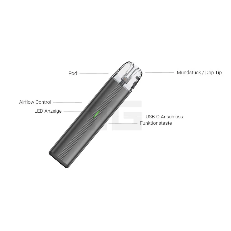Uwell Caliburn Air R Pod Kit Classic Black