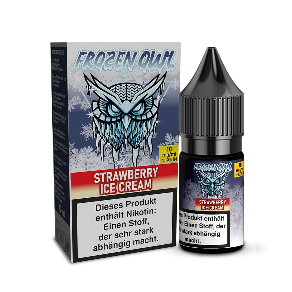 Frozen OWL - Nikotinsalz Liquid - 10ml - Strawberry Kiwi - 10ml - 10mg