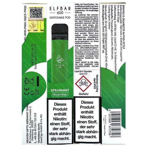 Elf Bar 600 - Spearmint
