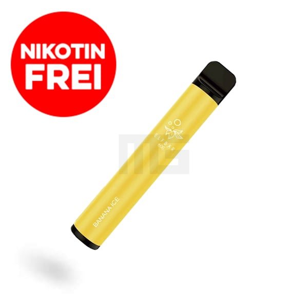 elf-bar-nikotinfrei-banana-ice Nikotinfrei - Elf Bar 600 Einweg E-Zigarette - Banana Ice