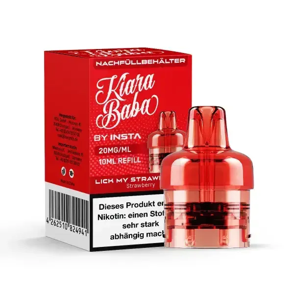 KIARABABA - Nachfülltank - 10ml - Lick My Strawberry KIARABABA - Nachfülltank - 10ml - Lick My Strawberry