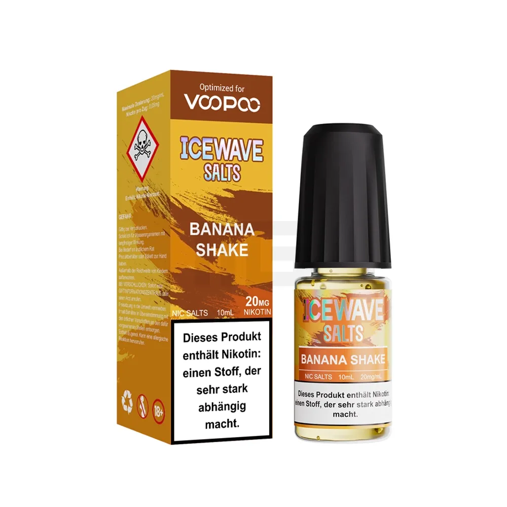Icewave - Salts - Nikotinsalz-Liquid - Banana Shake - 10ml - 20mg