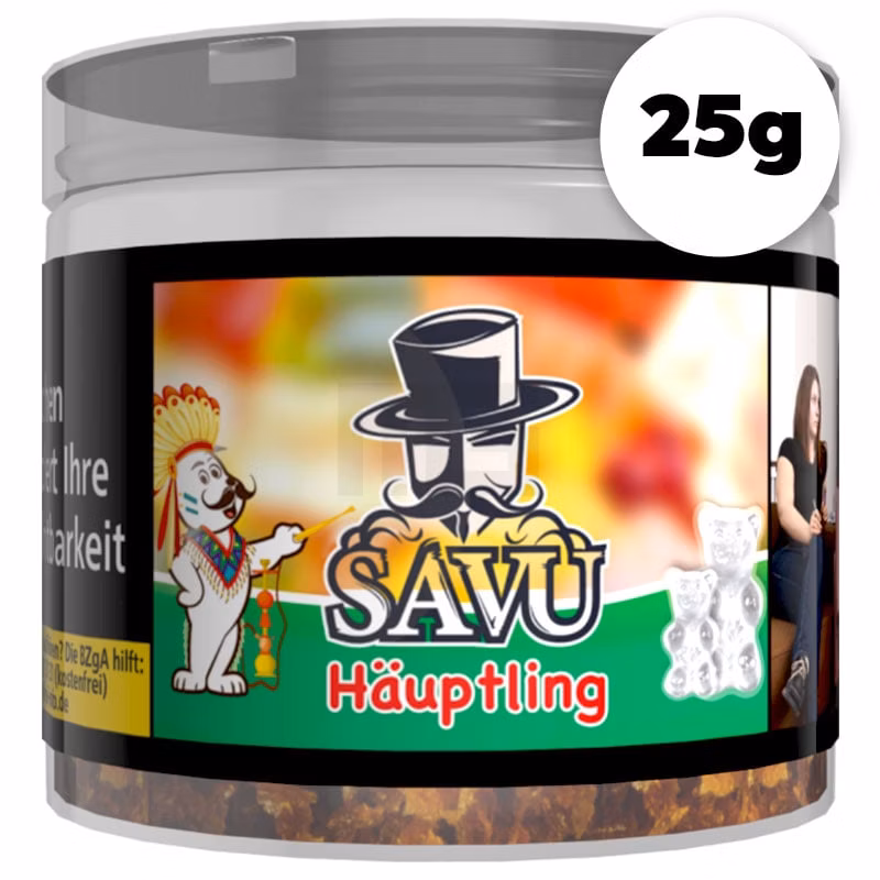 savu-tobacco-haueptling-25g Savu Tobacco - Häuptling - 25g