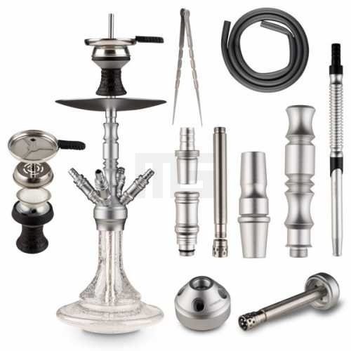 Shisha-Wasserpfeife-Smokah-Shisha-Hero-2.0-Silber-freshisha-store
