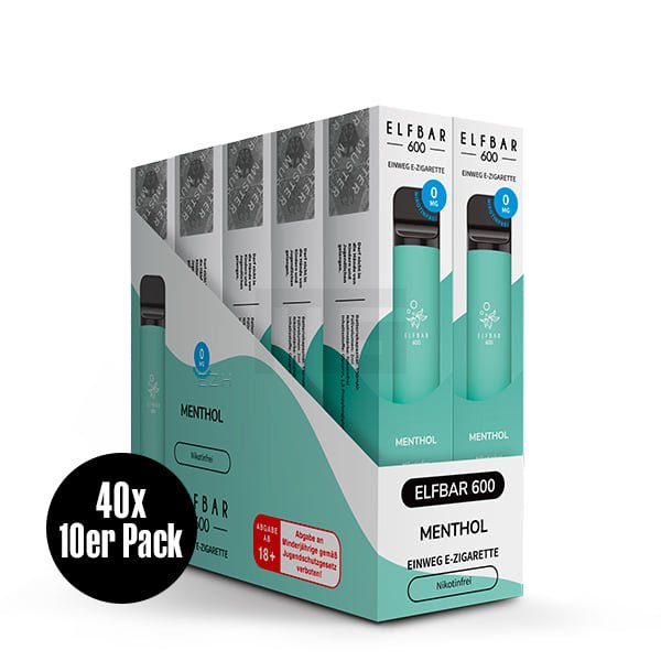 Nikotinfrei - Elfbar - 600 Einweg E-Zigarette - Menthol Nikotinfrei - Elfbar - 600 Einweg E-Zigarette - Menthol