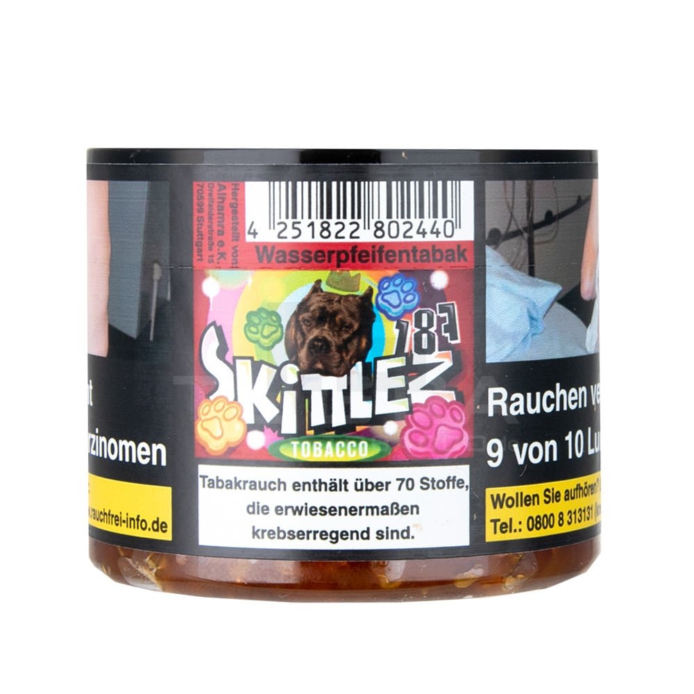 187-strassenbande-tobacco-046-skittlez-25g 187 Straßenbande Tobacco - #046 Skittlez - 25g