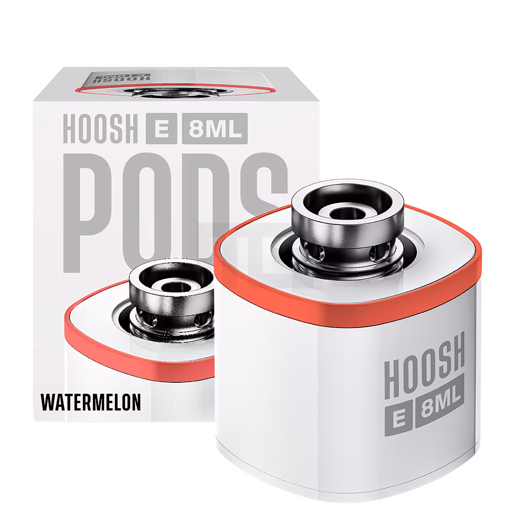 Hoosh - E-Shisha - Prefilled Pod - Pink Kiss | Nikotinstärke : 0mg | Tank : 8ml | Paketgröße : 1er Packung