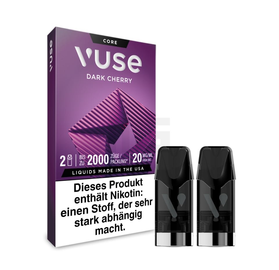 Vuse - Prefilled Pods - Dark Cherry | Nikotinsalz-Stärke : 20mg