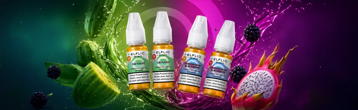 Sorten-Nachschub: ELFBAR bringt zwei brandneue ELFLIQs an den Start!