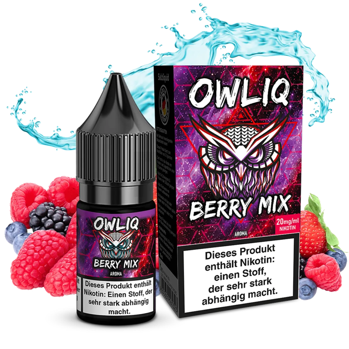 OWL - Owliq - 10ml - Berry Mix | Nikotinsalz-Stärke : 20mg OWL - Owliq - 10ml - Berry Mix | Nikotinsalz-Stärke : 20mg