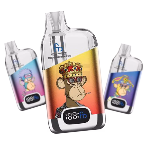 RandM - Tornado Box - 12000 - Pod Kit - Green Orange RandM - Tornado Box - 12000 - Pod Kit - Green Orange