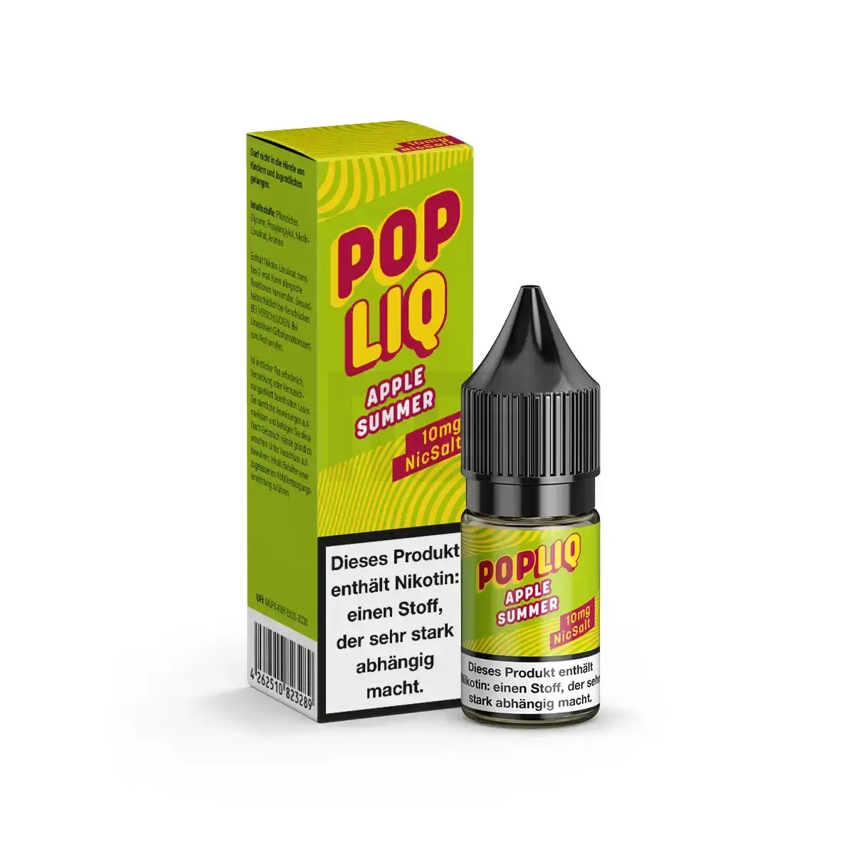 PopLiq Nikotinsalz-Liquid Apple Summer 10ml 10mg PopLiq Nikotinsalz-Liquid Apple Summer 10ml 10mg