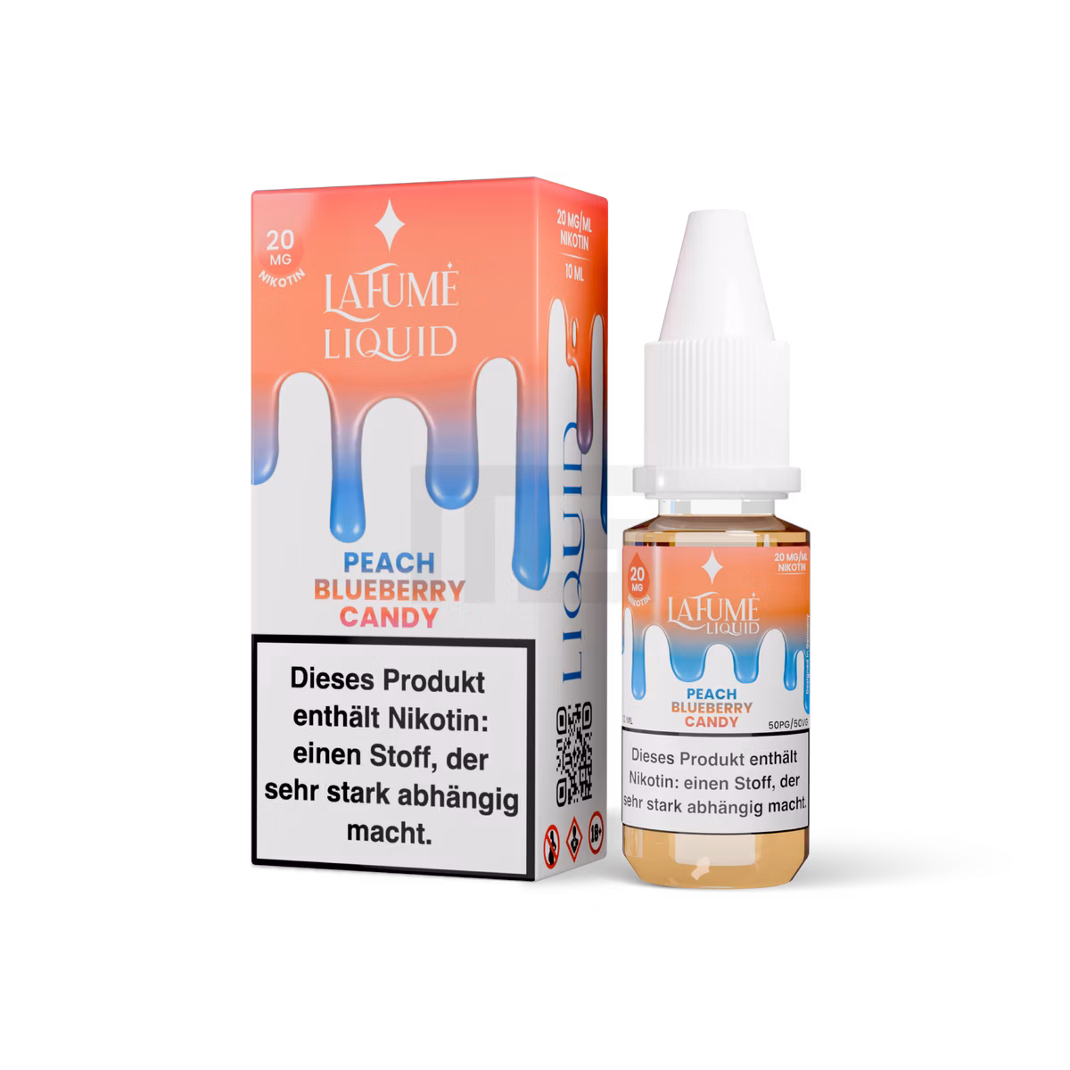 La Fume - Nikotinsalz-Liquid - Peach Blueberry Candy - 10ml - 20mg