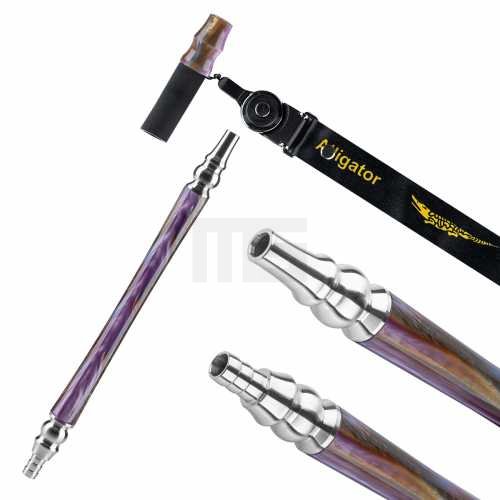 Shisha-Wasserpfeife-Alligator-Bingo-Lila-freshisha-store