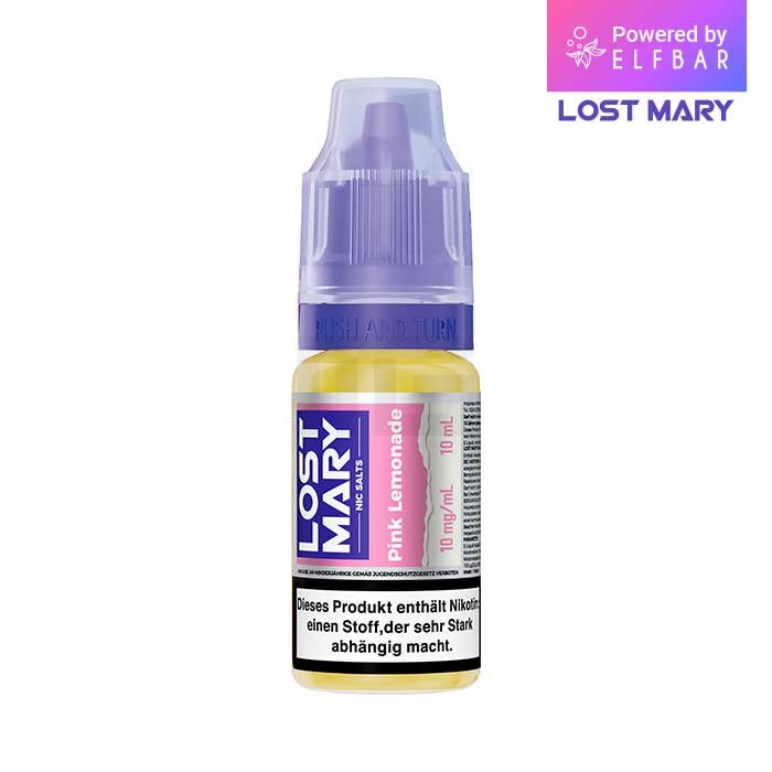 Lost Mary Nikotinsalz-Liquid - Pink Lemonade | Nikotinsalz-Stärke : 10mg