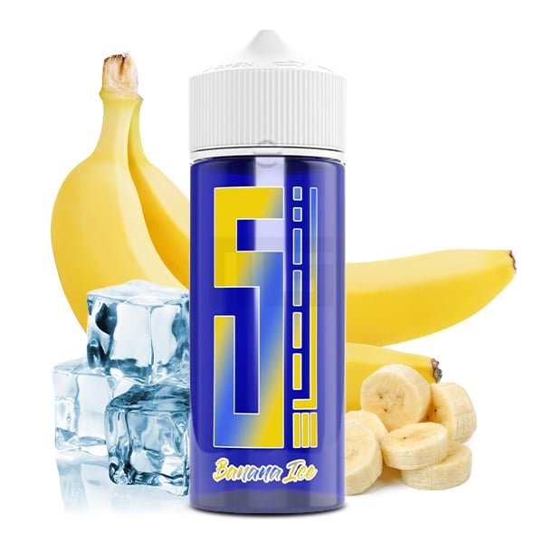 5Elements - Blue Series - Aroma - 10ml - Banana Ice | Inhalt : 10ml | Nikotinstärke : 0mg | Paketgröße : 1er Packung