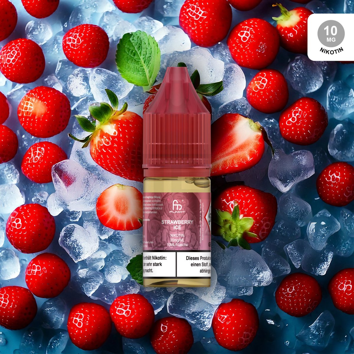RandM - Tornado - Nikotinsalz-Liquid - 10ml - Strawberry Ice 10mg