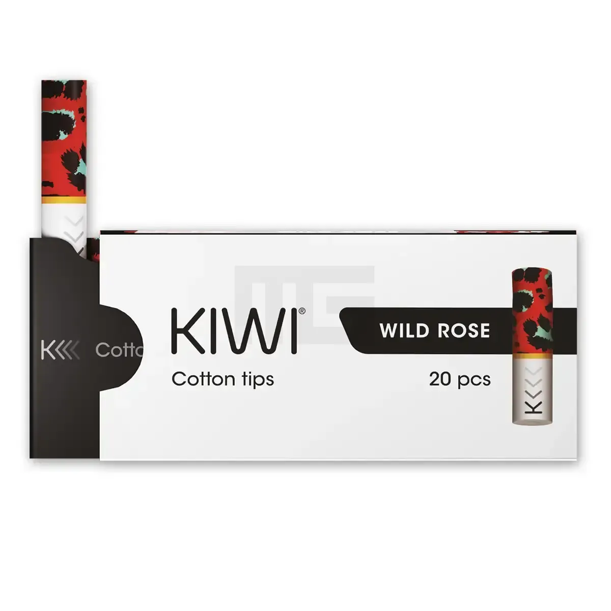 KIWI Cotton Filter Tips Wild Rose 20 Stk. KIWI Cotton Filter Tips Wild Rose 20 Stk.