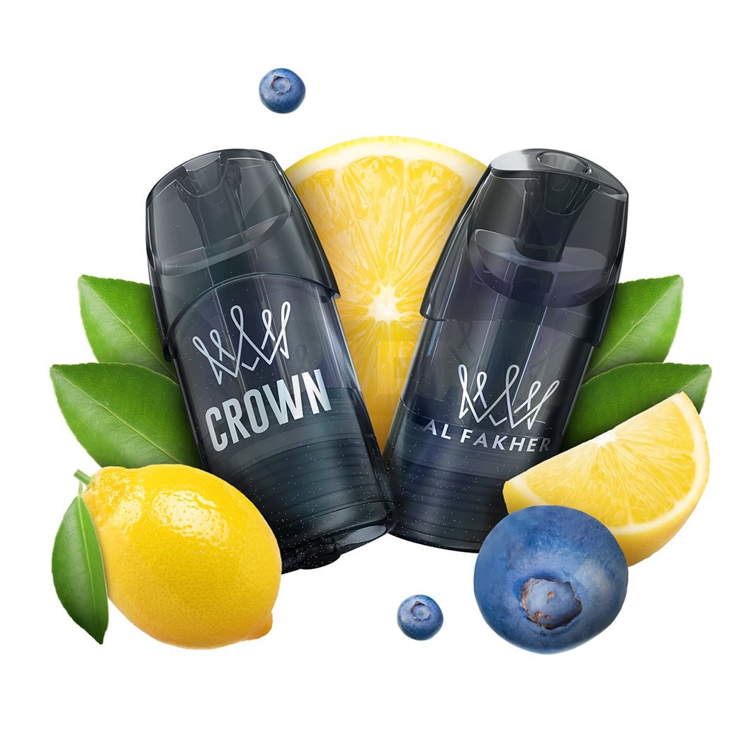 Al Fakher - Crown Switch - Prefilled Pods - 2er Pack - Sour Blueberry | Paketgröße : 1er Packung Al Fakher - Crown Switch - Prefilled Pods - 2er Pack - Sour Blueberry | Paketgröße : 1er Packung