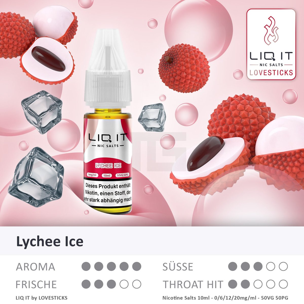 Lychee-Ice5TGg6wwHQrEyQ LIQ IT - Nikotinsalz-Liquid - 10ml - Lychee Ice - 6 mg
